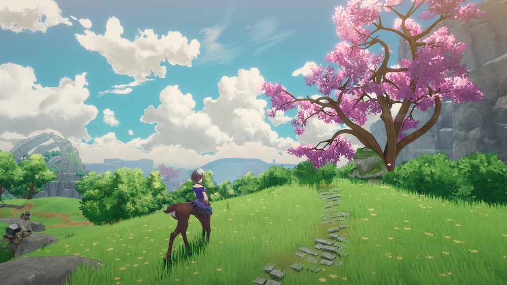 A warm view of village life in Tales of Seikyu.
